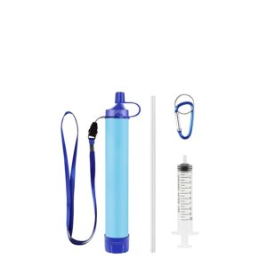 1/2/4/5 Pack Personal Water Filter Straw, Portable Outdoor Emergency Survival Gear For Hiking, Camping, Travel, Hunting & Fishing