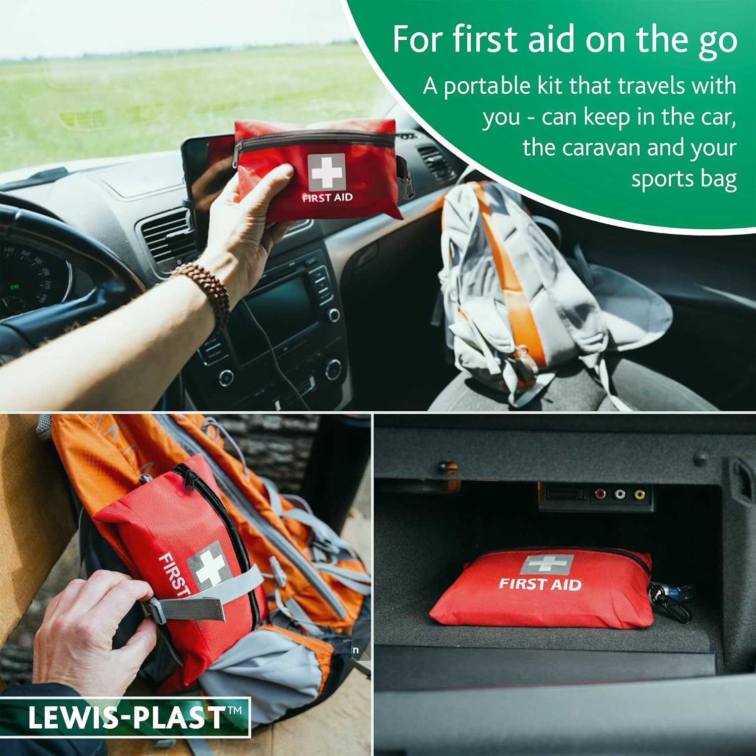 92pc First Aid Kit: Travel, Home, Hiking Safety Essentials - Image 3