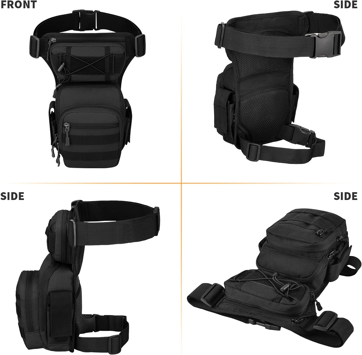 Tactical Drop Leg Bag: Metal Detecting, Cycling, Hiking Gear - Image 3