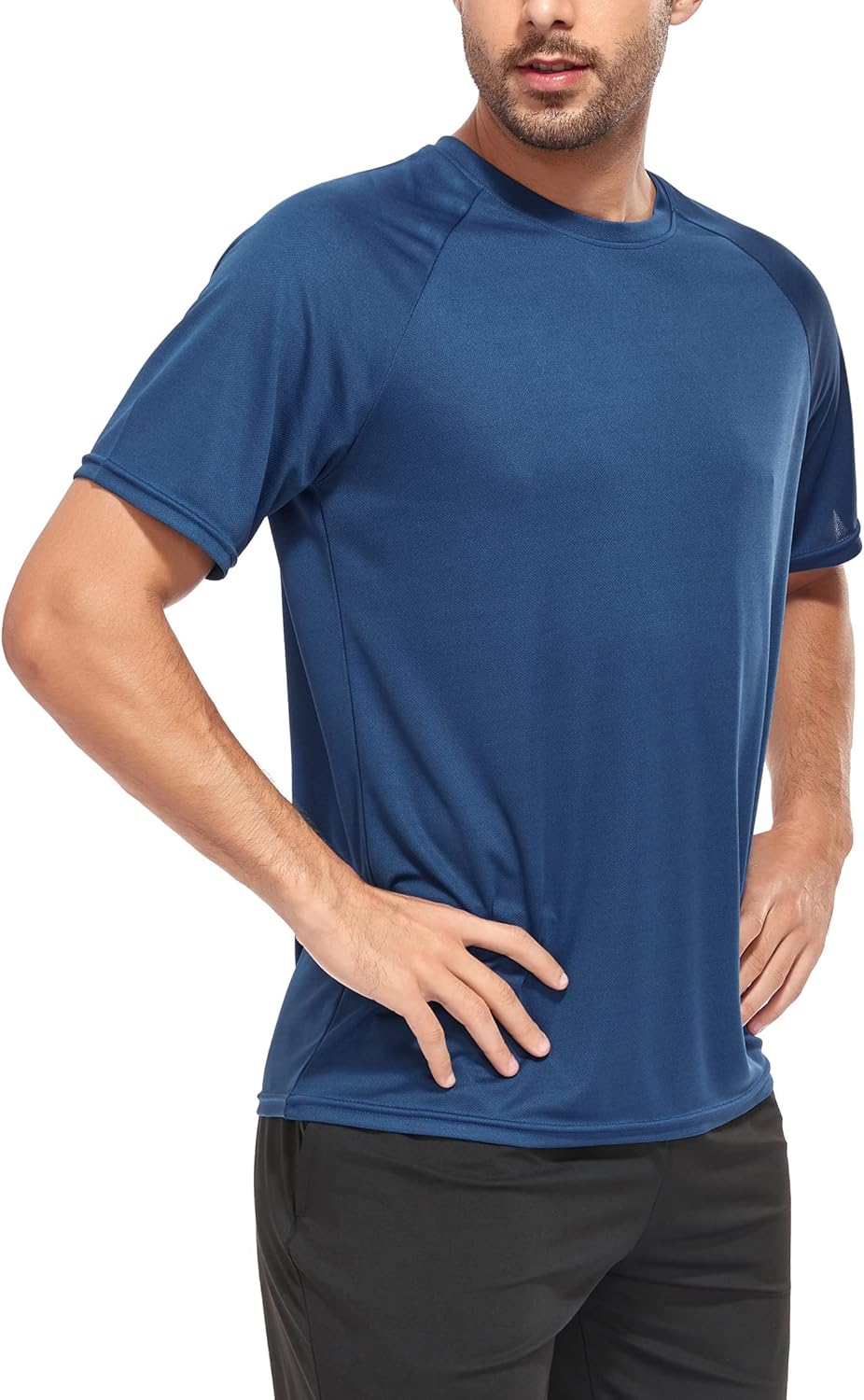 HOPLYNN Men's Dry-Fit Running Shirts - Cool, Breathable Workout Tops - Image 3