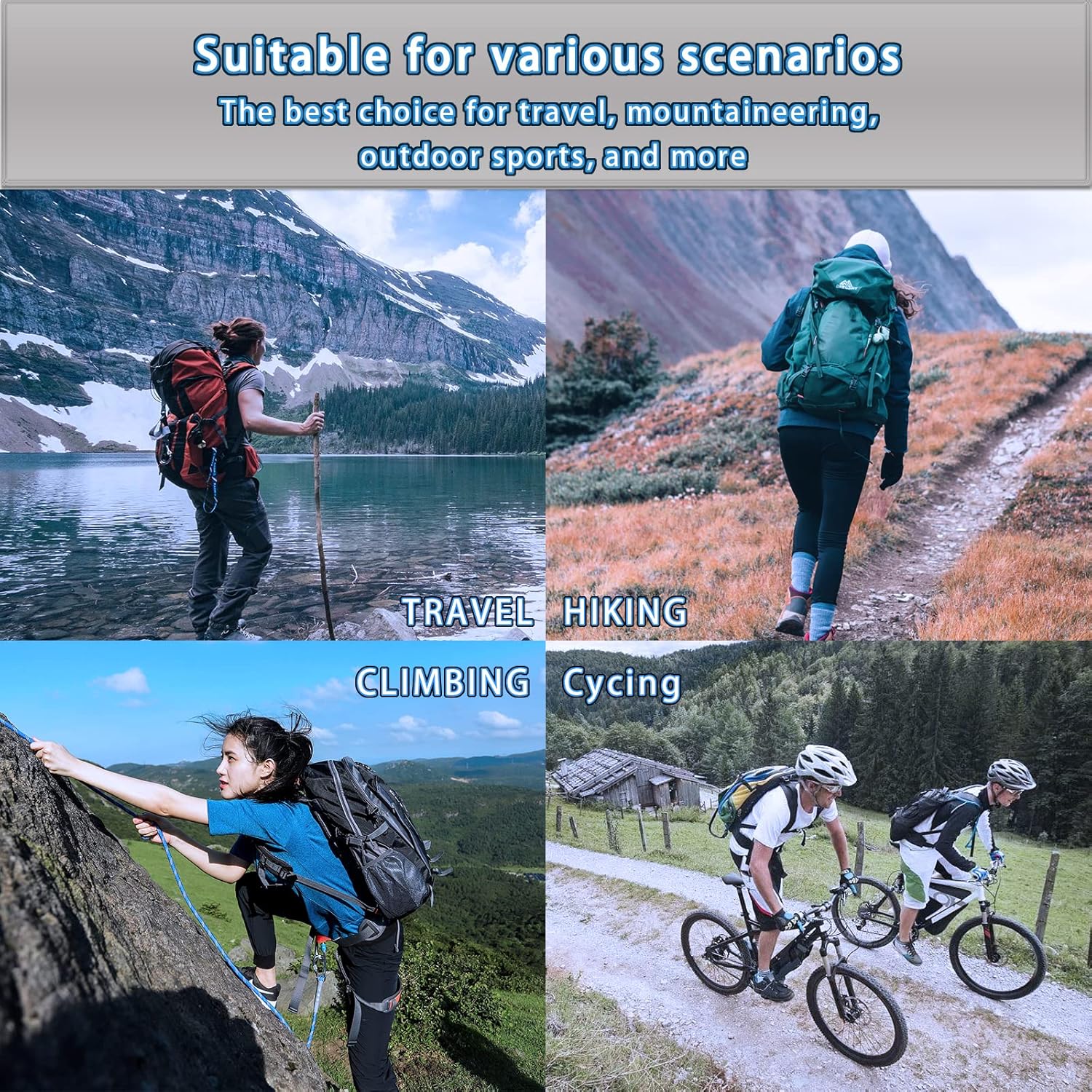 TANNOZHE Leak-Proof Hydration Bladder: 1.5-3L, BPA-Free for Hiking - Image 3
