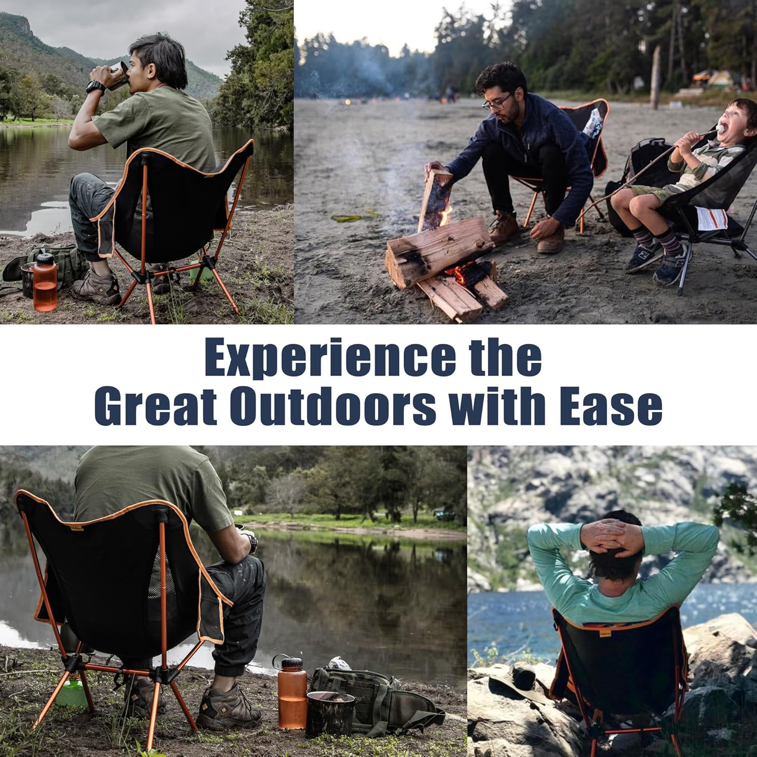 Trekology YIZI GO Camping Chair: Lightweight, Compact, 136kg Capacity - Image 4