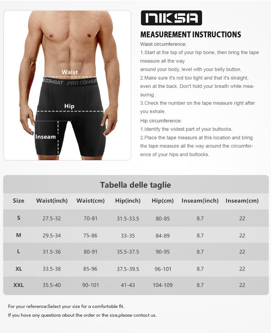 Niksa Men's Compression Shorts: Quick-Dry Gym, Running, Cycling - Image 5