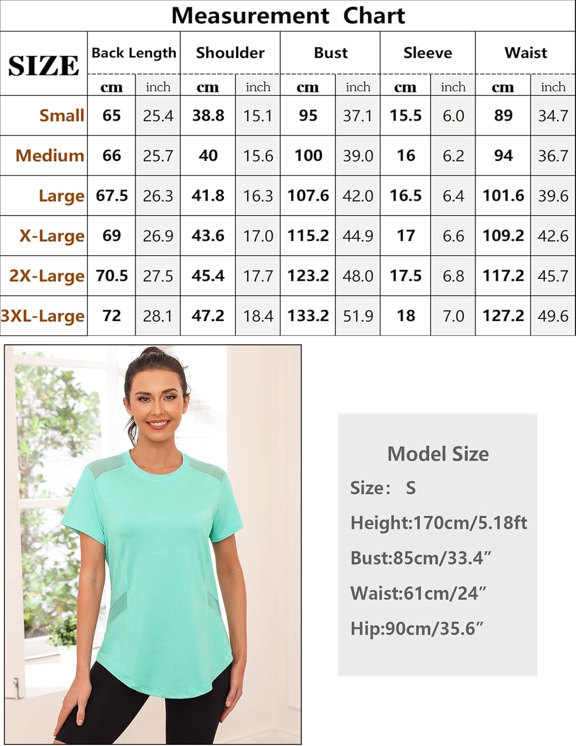 Women's UPF 50+ Sun Protect Yoga Running Sports Tee UK - Image 6