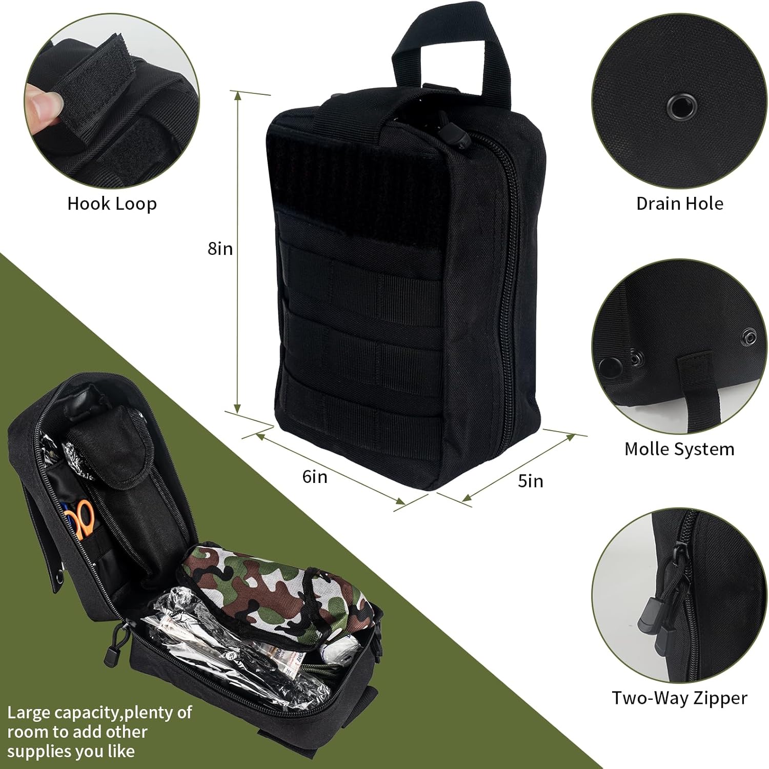 137Pc Survival Kit: First Aid, Camping Gear for Outdoor Adventures - Image 4