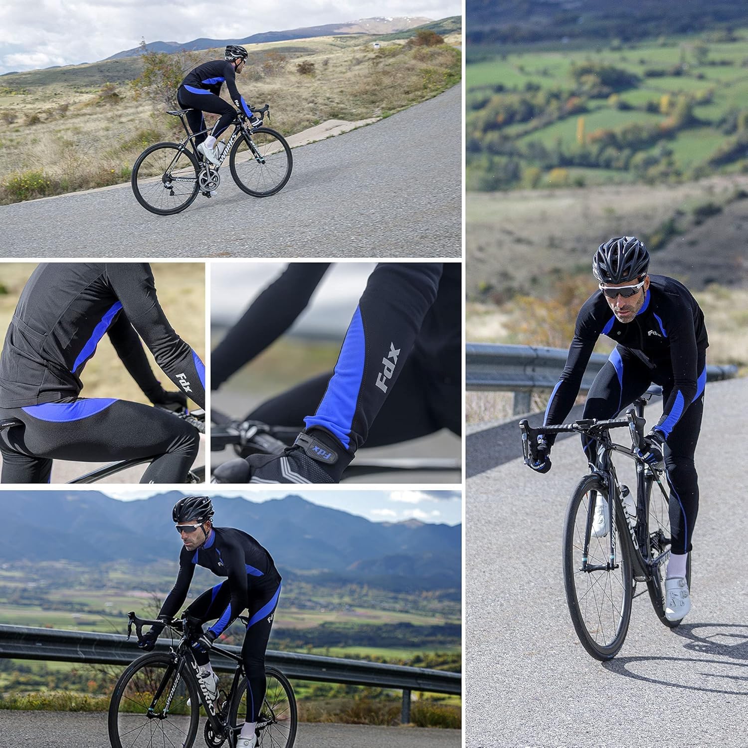 FDX Men's Thermal Cycling Jersey: Warm, Windproof, Water-Resistant - Image 7