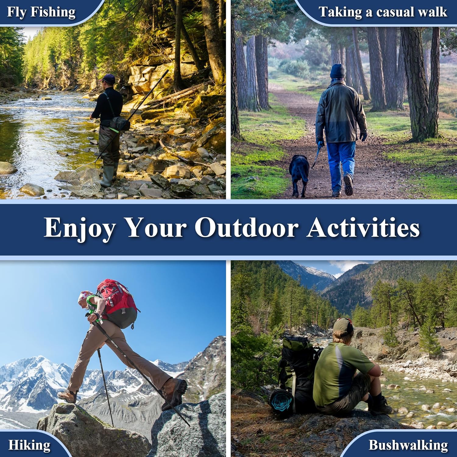 Ultralight Hiking Poles: Antishock, Quick Lock, Collapsible - Image 3