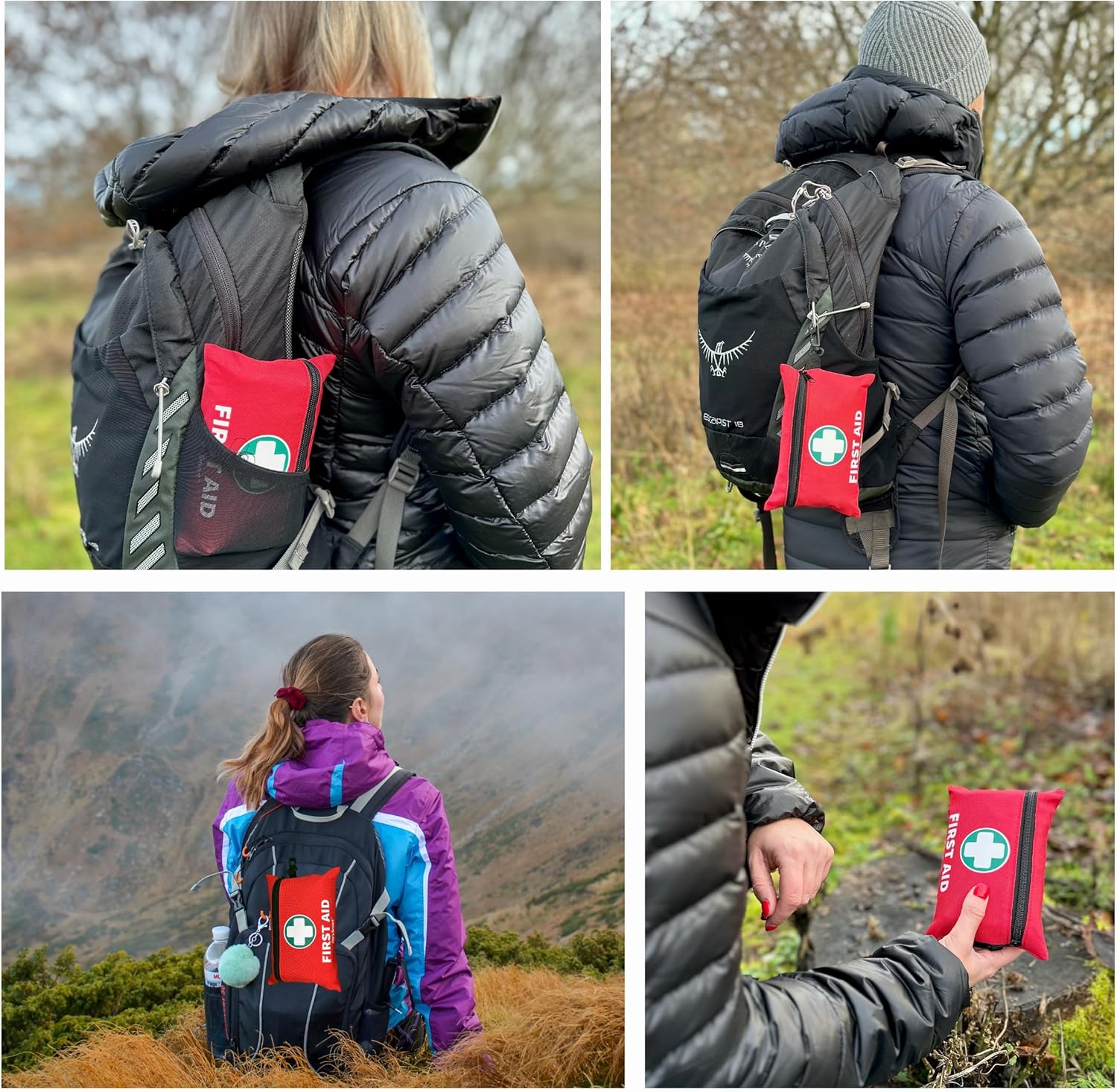 Smart 110pc First Aid Kit: Travel, Hike, Home, Car Ready - Image 3