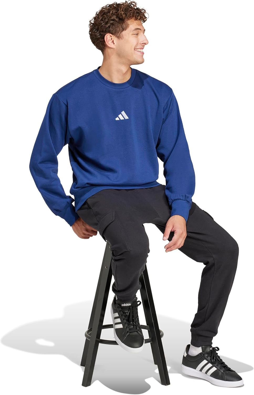 adidas Men's Feelcozy Fleece Sweatshirt: Warm, Soft, Everyday Comfort - Image 3