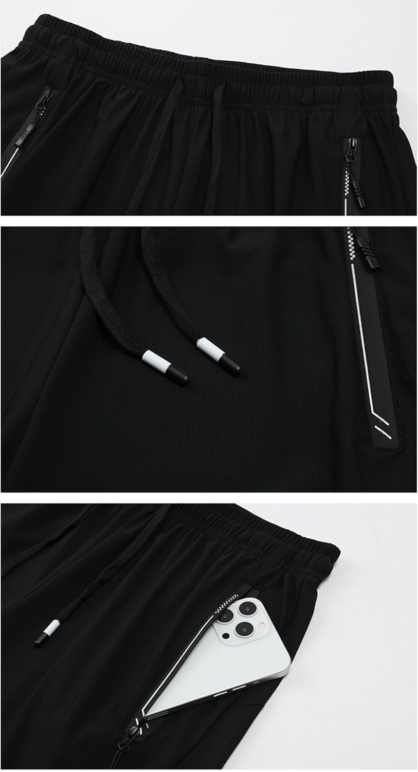 Men's Breathable Anti-Lost Zipper Shorts - Summer Gym & Outdoor - Image 4