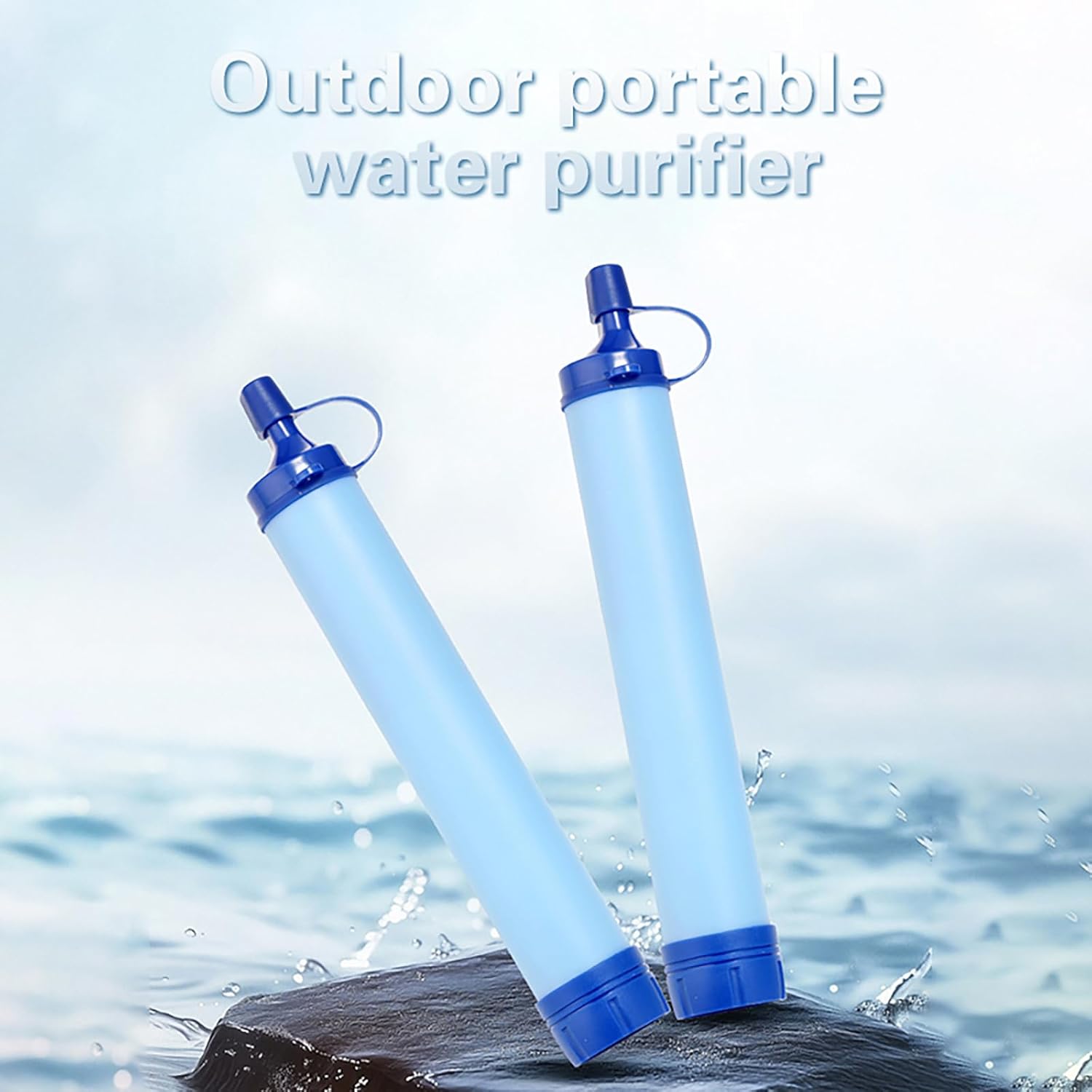 Portable Water Filter Straw: Safe Hydration for Camping, Hiking, Travel - Image 3