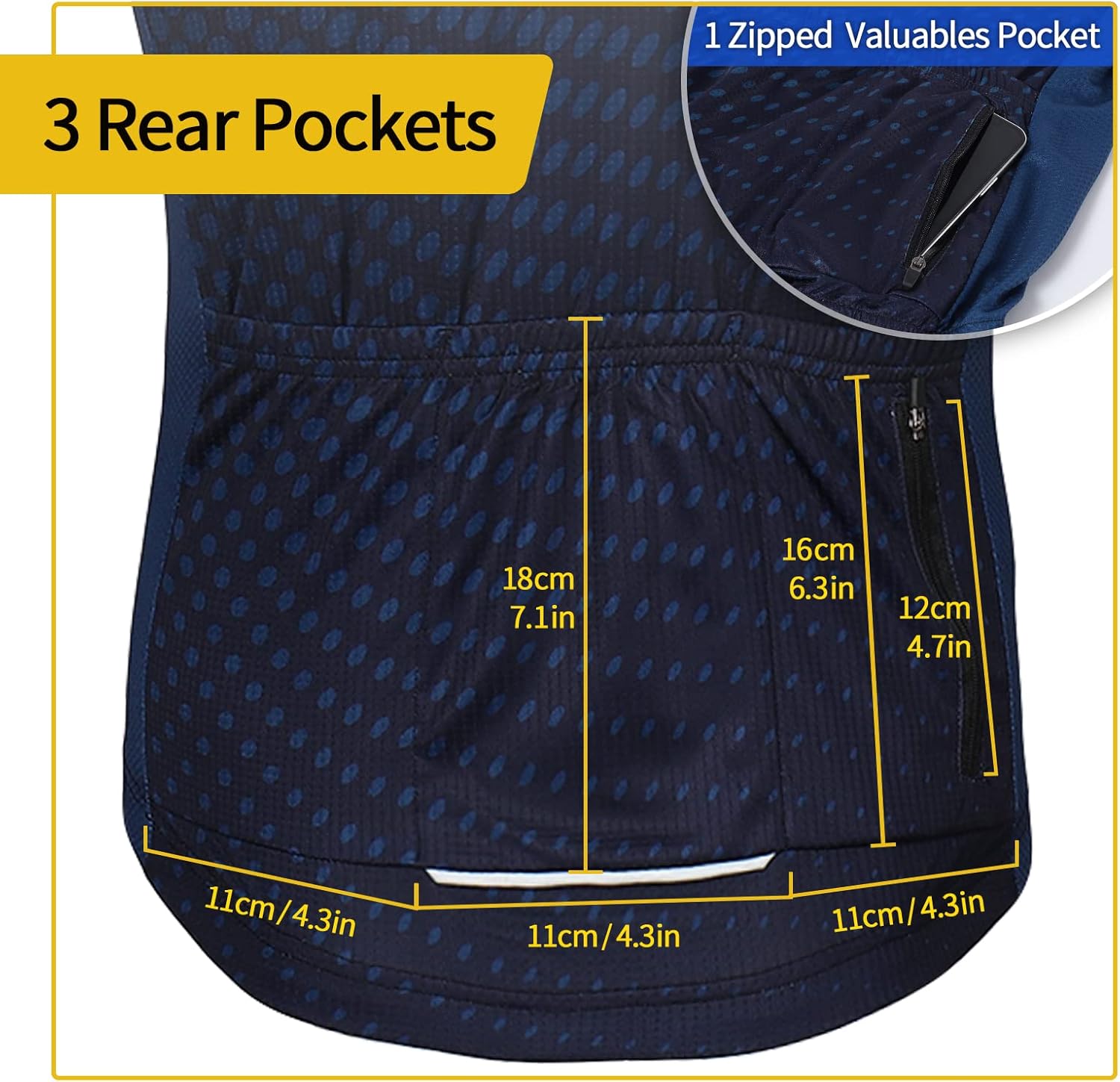 ARSUXEO Breathable Men's Cycling Jersey - Quick Dry, Lightweight Comfort - Image 2