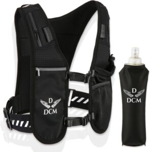 Adjustable Hydration Running Vest: 1.5L Bladder, 500ml Bottle, Phone Holder