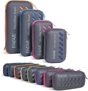 BAGAIL Quick Dry Microfiber Travel Towel: Ultra Absorbent & Compact