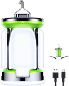 Blukar Rechargeable Camping Lantern – 60 LED, 7 Modes, 10+ Hrs Battery