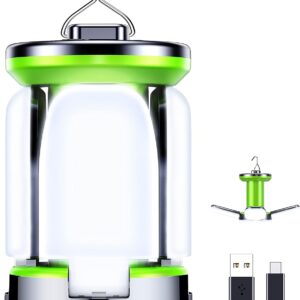 Blukar Camping Lantern Rechargeable, Camping Lights Lamp - 7 Light Modes 60 LED Ultra Bright LED Tent Lamp 10+ Hrs Battery Life for Outdoor, Emergency, Fishing, Hiking etc.