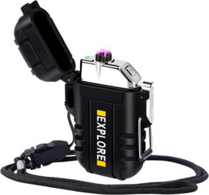 Rechargeable USB Plasma Lighter: Windproof, Waterproof, EDC Gear