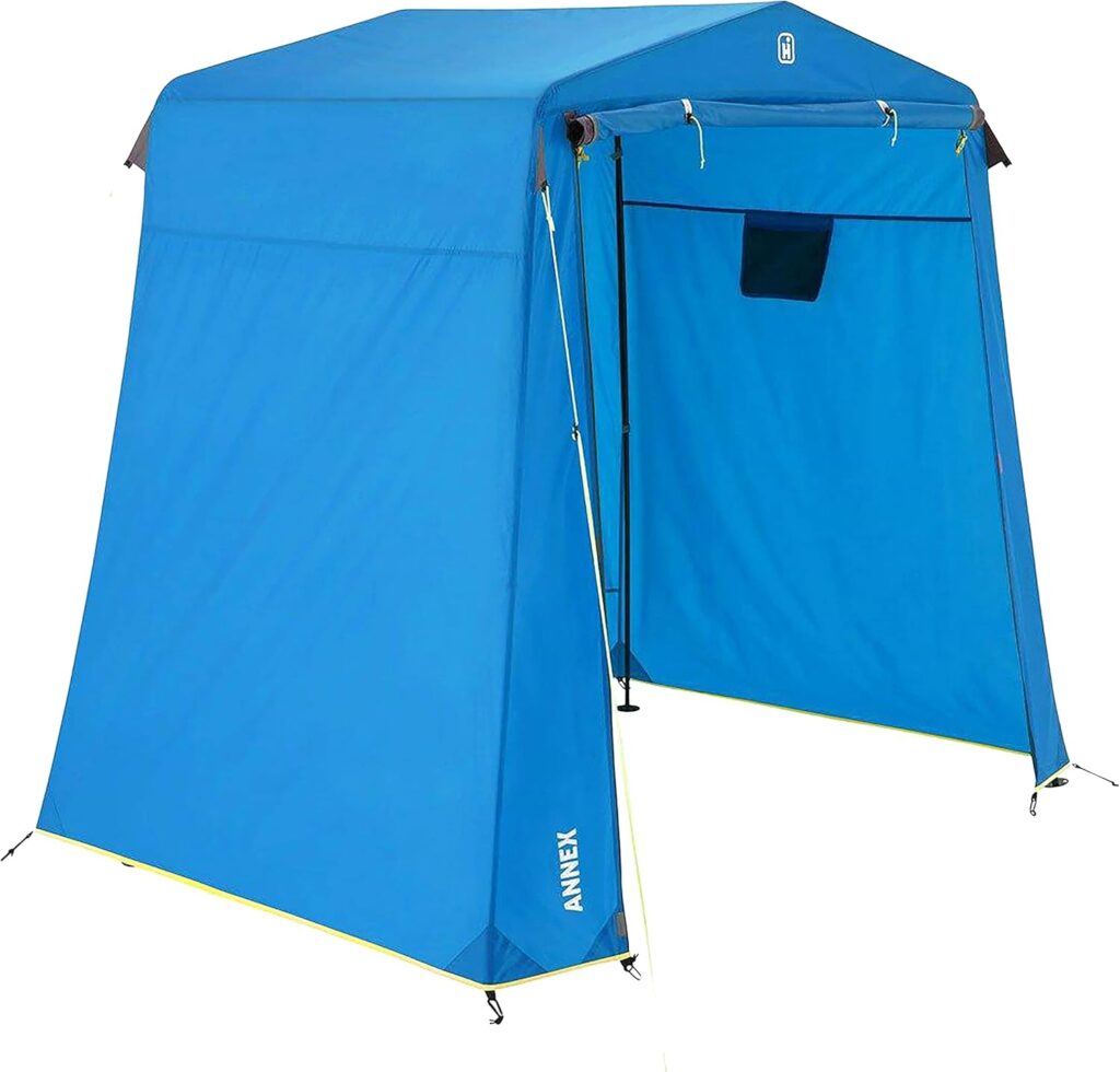 Hi-Gear Large Annex Utility Tent with Sturdy Steel Frame & Internal Storage Pockets, Easy to Pitch, Large & Spacious, Waterproof, Camp Toilet, Shower or Kitchen, Storage Space, 1500mm HH, Blue