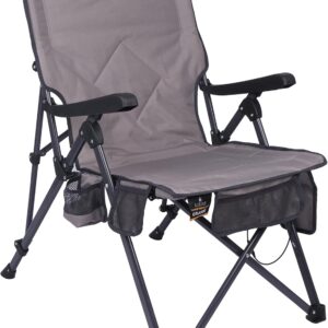 Hi-Gear Orlando Heated Portable Folding Recliner Chair, Heated Camping Chair, Ideal for Outdoor Events, Barbecues, Garden Parties, Bonfires and Festivals, Camping Furniture