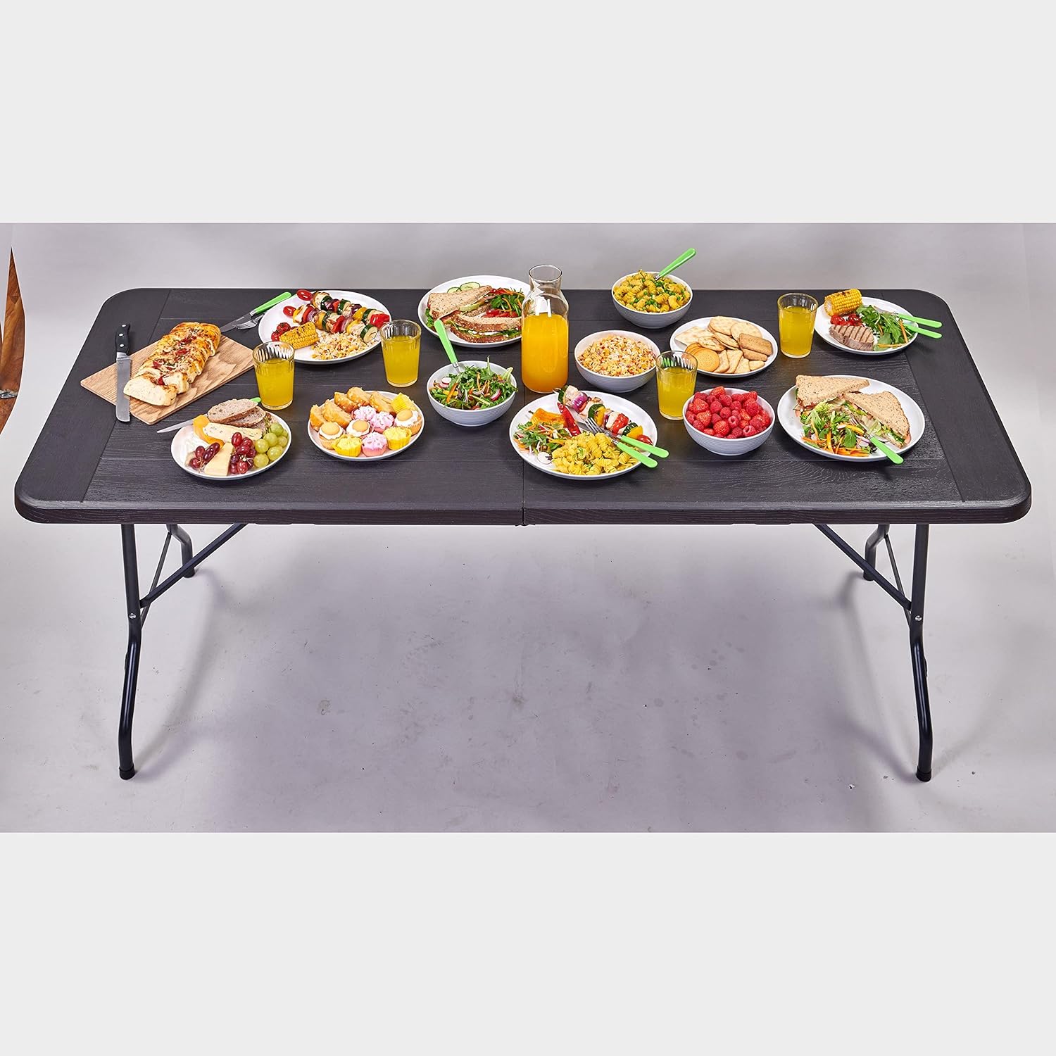Hi-Gear Richmond 6ft Folding Camping Table: Portable Outdoor Dining - Image 2