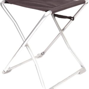 Hi-Gear Sloan Stool & Footstool for Adults & Kids, Folding, Lightweight, Portable, Compact & Durable Seat, Ideal for Camping, Fishing, Festivals, Picnics, Beach & Outdoor Events, Black