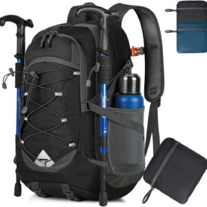 IGOLUMON Hiking Backpack 40L Lightweight Foldable Backpack for Men Women Durable Water Resistant Daypack Rucksack for Camping Cycling Climbing Walking Mountaineer Outdoor Sports