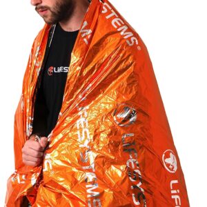 Lifesystems Emergency Silver Foil Thermal Blanket For Hiking, Mountaineering And Outdoor Survival