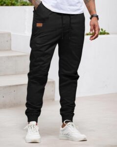Men's Breathable Cargo Pants: Elastic Waist, Multi-Pocket Comfort