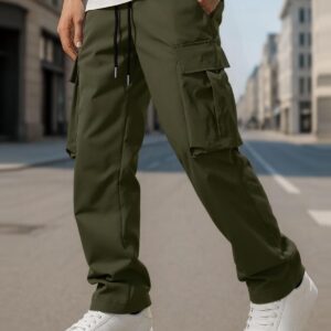 Men's Cargo Pants with Pockets Sports Outdoor Pants Casual Fashion