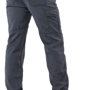 Men's Outdoor Hiking Trousers Quick Dry Lightweight and Thick Fleece Climbing Fishing Cargo Camping Ski Softshell Pants