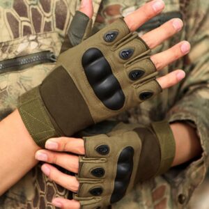 Outdoor Men's Workout Gloves Training Cycling Fingerless Gloves