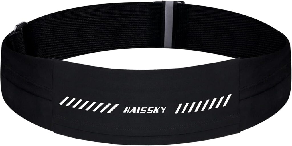 Running Belt Waist Pack Phone Holder Runner Belt Fanny Pack Lightweight Running Pouch for Women Men for iPhone 15 14 13 12 Pro Max, Sweat Resistant Workout Pouch for Running Jogging up to 7.0"