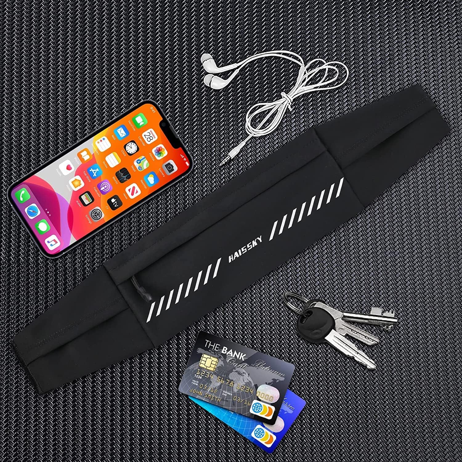 Hands-Free Running Belt: Sweat-Resistant Phone Holder for All - Image 2