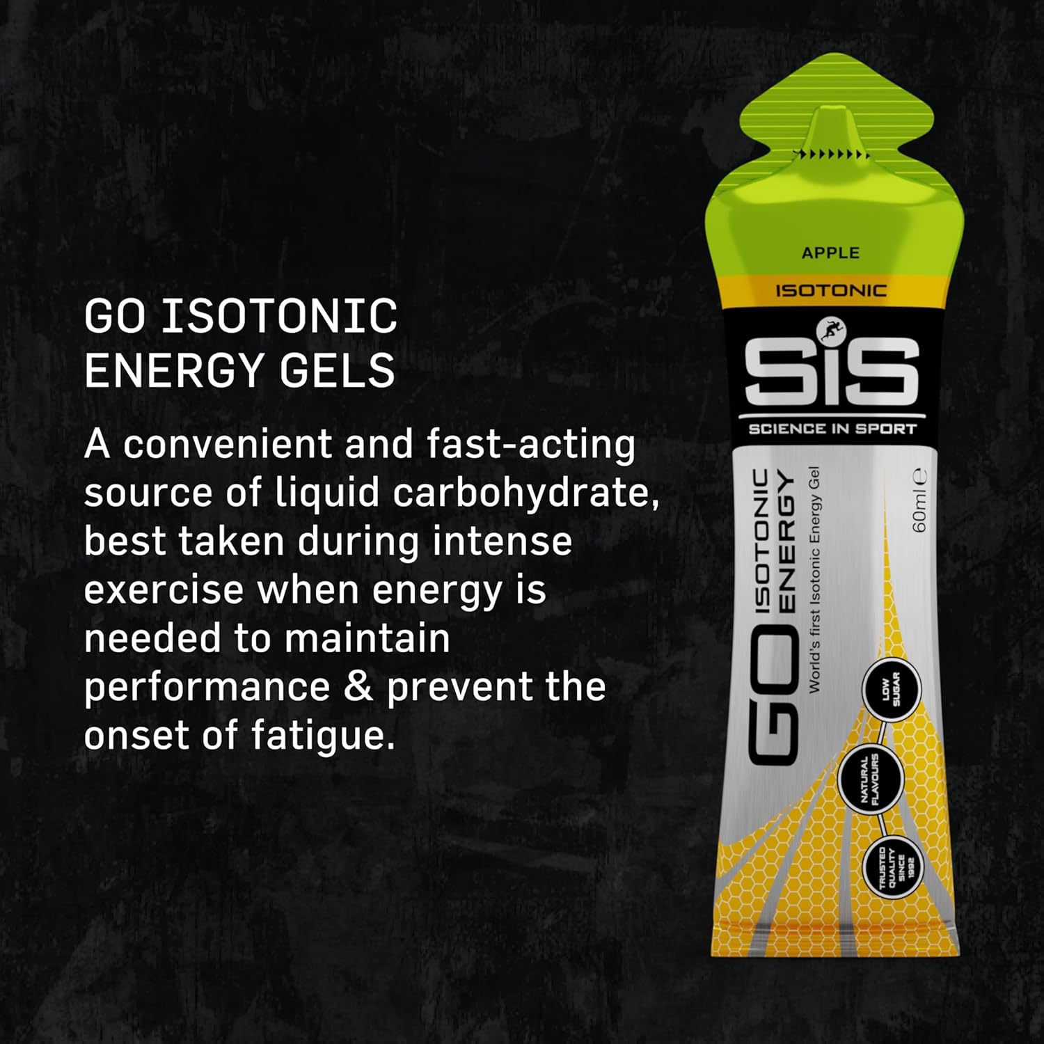 SIS GO Isotonic Energy Gels: 22g Carbs, Low Sugar, Assorted Flavors (7 Pack) - Image 2
