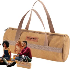 Canvas Tent Stake Bag: Camp Gear Organizer for Outdoor Adventures