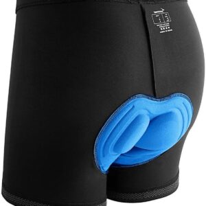 Sportneer Cycling Shorts Mens, Men's 3D Cycle Shorts Cycling Underwear Shorts Anti-Slip Design, Breathable & Adsorbent