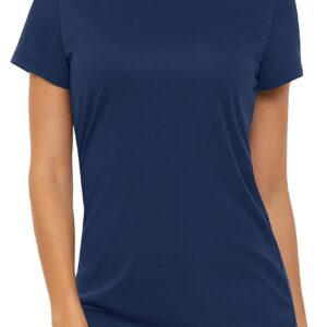 TACVASEN Women's T-Shirt Short Sleeve Outdoor Sport Shirt Quick Dry UV Protection UPF 50+ Tops Quick Dry Summer Running T Shirt