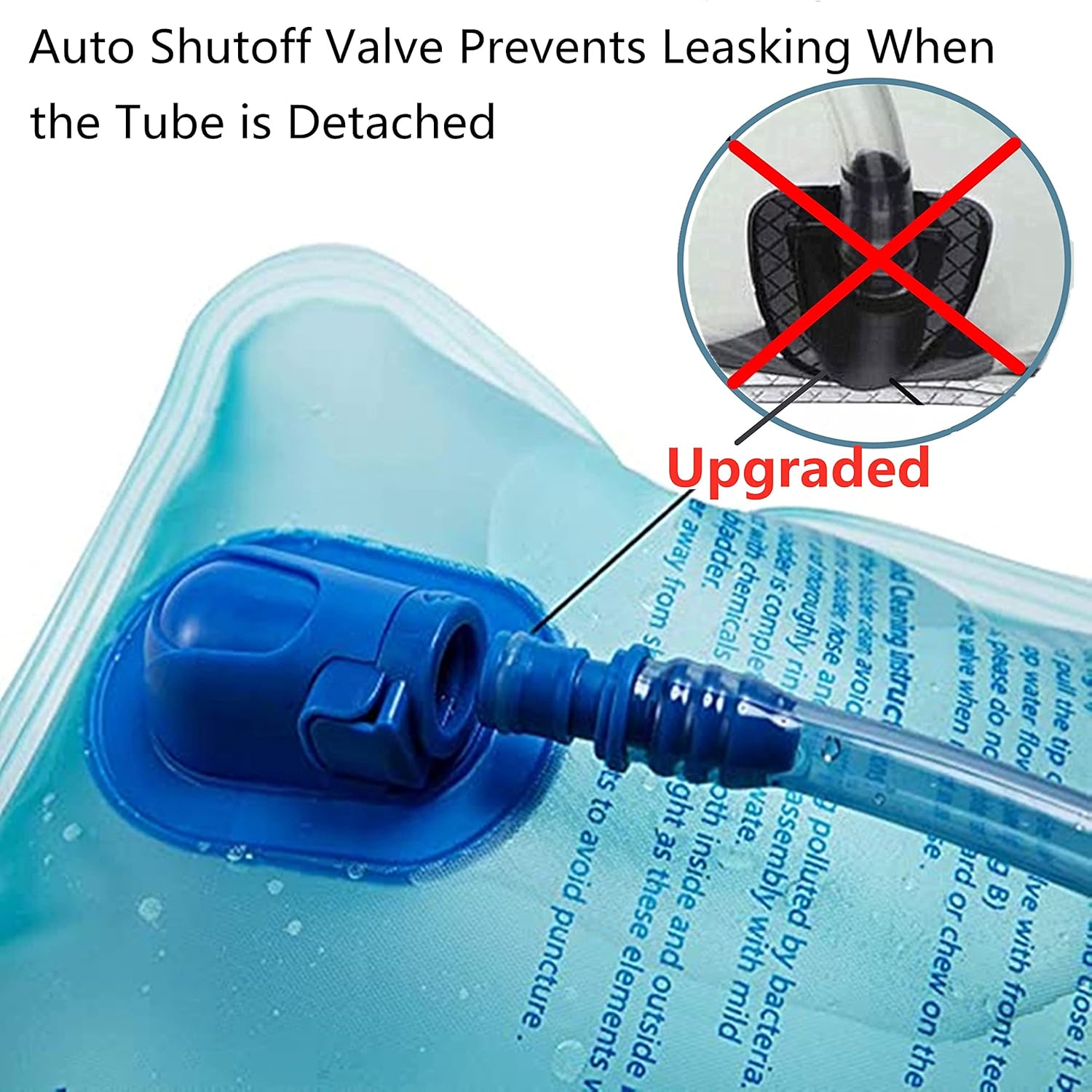 TANNOZHE Leak-Proof Hydration Bladder: 1.5-3L, BPA-Free for Hiking - Image 2