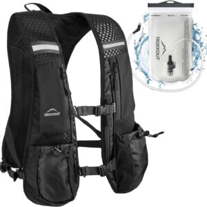 TREKKOUT Adjustable Running Vest for Men & Women | Ultra-Light 5L Hydration Pack | Perfect for Trail Running, Cycling, Hiking & Marathons