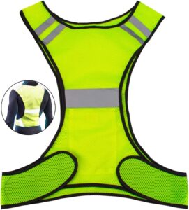 Uncle Paul High-Vis Safety Vest: Run, Cycle, Walk Dog w/ Pocket