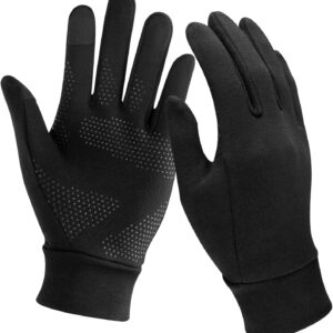 Unigear Running Gloves, Touch Screen Anti-slip Lightweight Gloves Liners for Cycling Biking Sporting Driving for Men Women