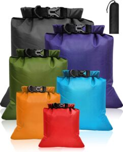 Victoper 6pc Waterproof Dry Bag Set: Ripstop Storage for Hiking & Camping