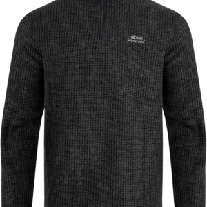 Weird Fish Boston Eco 1/4 Zip Grid Fleece