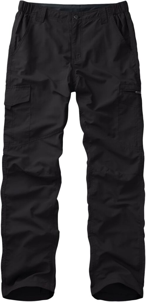 Winebox Walking Hiking Trousers Mens Quick Dry Lightweight Breathable Outdoor Fishing Climbing Travel Cargo Pants