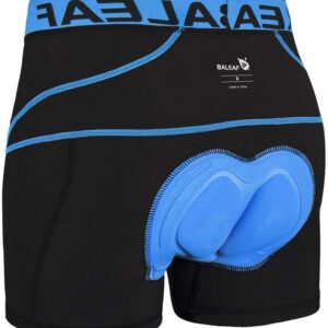 baleaf Cycling Shorts Mens Padded Undershorts Bike Short Mountain MTB Liner Riding Breathable Bicycle Underwear