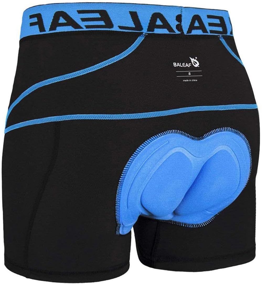 baleaf Cycling Shorts Mens Padded Undershorts Bike Short Mountain MTB Liner Riding Breathable Bicycle Underwear