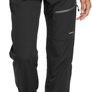 baleaf Hiking Cargo Trousers Womens Lightweight Quick Dry Water-Resistant Walking Pants with Zip Pockets UPF 50+ UV Protection